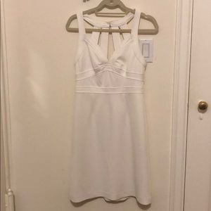 White cocktail dress